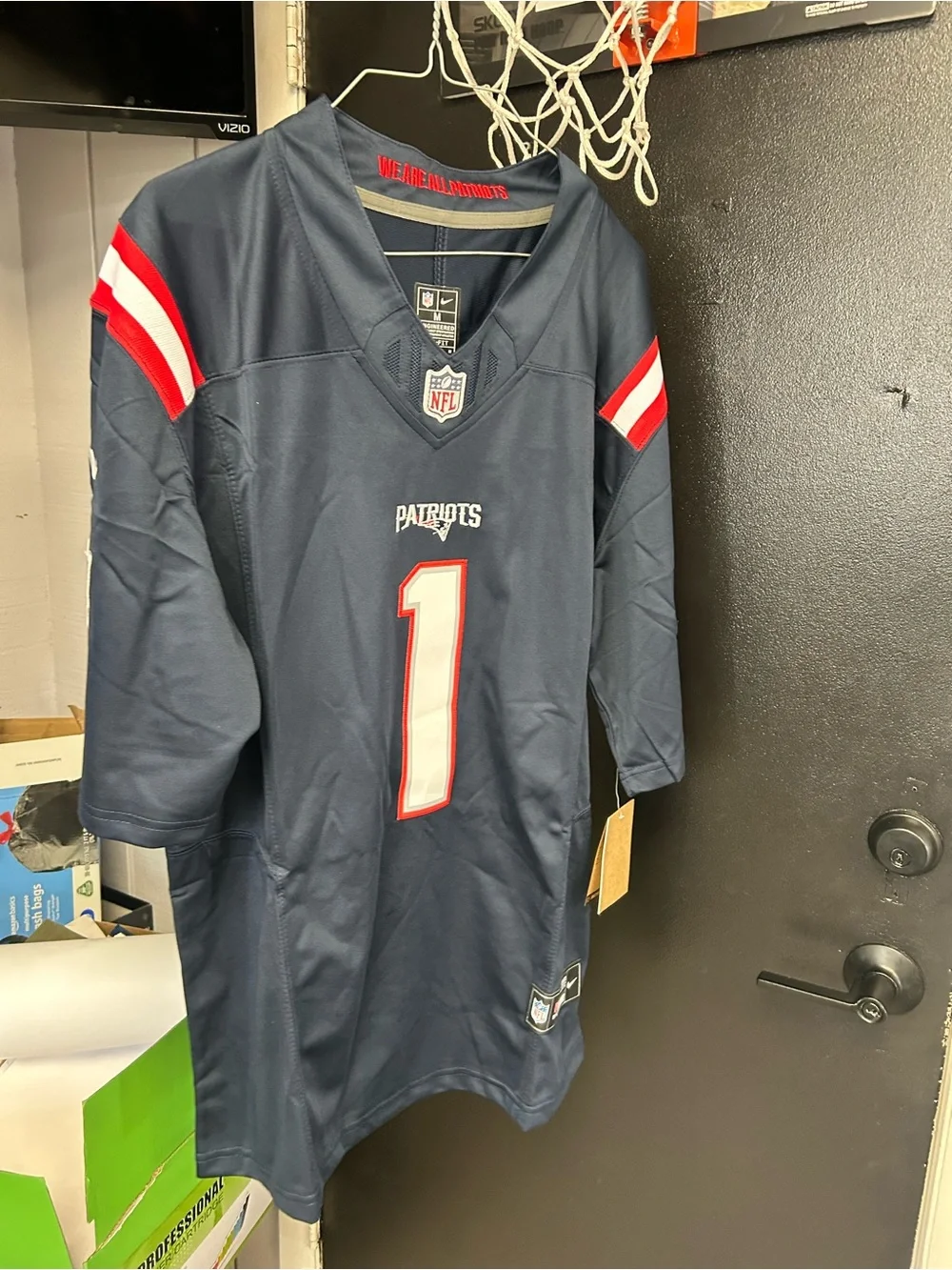 Nike NFL New England Patriots AJ Brown #1 jersey